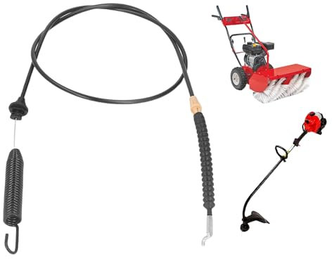 Câble D'engagement de Pont,Câble D'engagement De Pont avec Ressort pour Tracteurs De Tondeuse à Gazon Série MTD 700 74604173D 74604173E 74605140 Idéal pour Les Amateurs d'entretien de la Pelouse