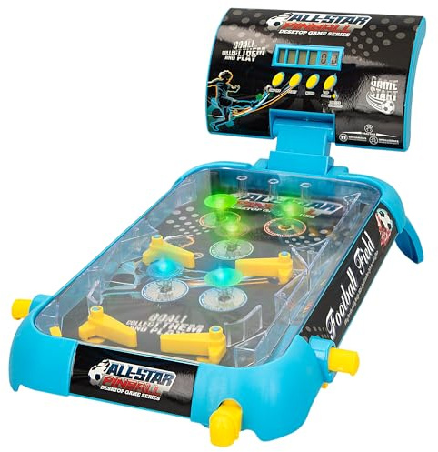 ColorBaby CB Games- Pinball Infantil, Pin Ball de Juguete, Marcador electrónico, Juegos de Mesa electrónicos, para niños +6 años (47342)