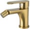 VALAZ Rubinetto Bidet Oro Opaco | Miscelatore Lavabo Bagno Acqua Fredda e Calda, Risparmio Acqua | Installazione Facile e Veloce | Ottone, Inossidabile, Elegante, Rotondo, Serie Turia