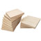 Lot de 12 Blocs Carrés en Bois Brut pour Travaux Manuels - 12 x 12 x 1,5 cm - Planches Vierges en Pin pour Sculpture, Dessous de Verre, Peinture et Gravure