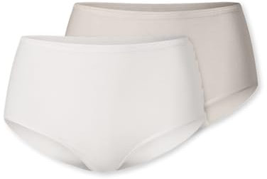 Schiesser Damen 2 Pack Midi Slip Unterwäsche - Modal Essentials