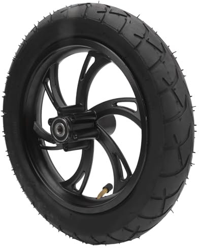 flexman 12 Zoll Radreifen, Speichenrad aus Aluminiumlegierung für Elektrofahrzeuge, Ersatzreifen für Elektro Fahrradroller, Schiff Ohne Benzin