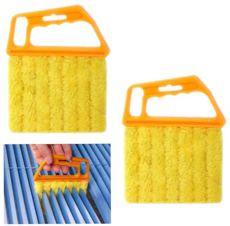 2Pcs Blind Cleaner, Venetian Blind Cleaner, Washable Window Shutter Cleaner Tool for Venetian Blinds Air Conditioner, Car Vent, Home Care Cleaning Tool, Clean Blinds