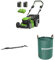 Greenworks 2x24V Cortacésped de Batería Autopropulsada, Ancho de Corte 46 cm MÁS Dos Baterías y Cargador GD24X2LM46SPK4X + Cuchilla de Repuesto de 46 cm + Bolsa de residuos 120l