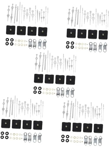 Artibetter 20juegos Repuesto Para Movimiento De Reloj Manecillas De Silenciosas Para Pared Kit Para Relojes Artesanales