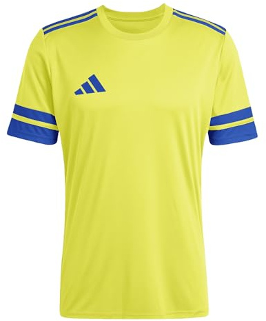 adidas Men's SQUADRA25 Jersey Short Sleeve, Team Yellow/Team royal Blue, S