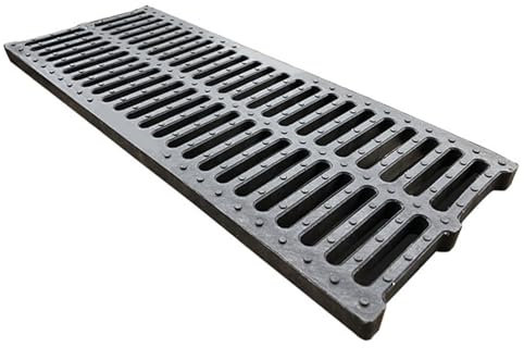 Cndiyald Rejilla de plástico, Rejilla de desagüe Pluvial de plástico, Rejilla de Drenaje de polímero 8 x 20 x 1, Rejillas de Drenaje del jardín, Ruta del césped Mat