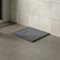 Aquariss 900x800mm SMC Anti Slip Shower Base Tray Rectangular for Shower Enclosure Anthracite