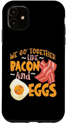 Wir gehen zusammen wie Speck und Eier Hülle für iPhone 11