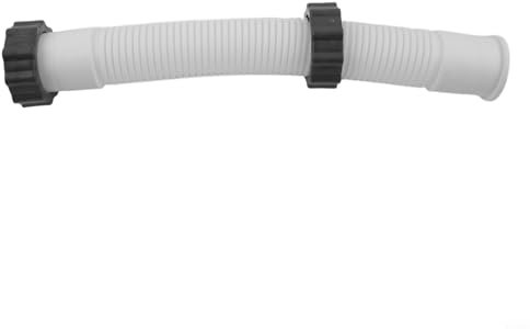 CashMuch Intex - Tuyau de raccordement de pompe à sable de 40,6 cm - Pièce de rechange pour système de filtre de piscine de 3,8 cm de diamètre