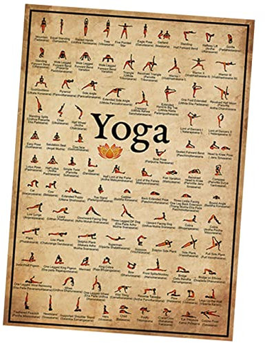 SOIMISS Yoga-Poster Leinwand Für Wanddekor Haushaltsbild Mit Klaren Mustern Und Leuchtenden Farben Zur Dekoration Von Schlafzimmer Und Wohnzimmer