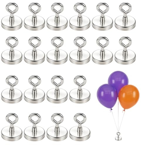20 Pcs Helium Balloon Weights for Party Decorations, Ideal for Marries, Birthdays and Special Events, Silver Balloon Weights