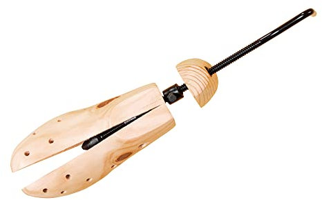 UPP Schuhdehner für Damen-, Herren- & Kinderschuhe I Schuhspanner für Größen 32 - 43 I Schuhweiter, Schuhdehner - aus Kiefernholz inkl. Drehmechanismus, dehnt Schuhe in Länge und Breite I 1 Stück
