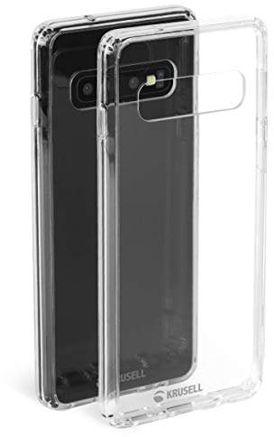 Krusell original Hülle kompatibel mit Samsung Galaxy S10 - Schutzhülle Backcover (Transparent)
