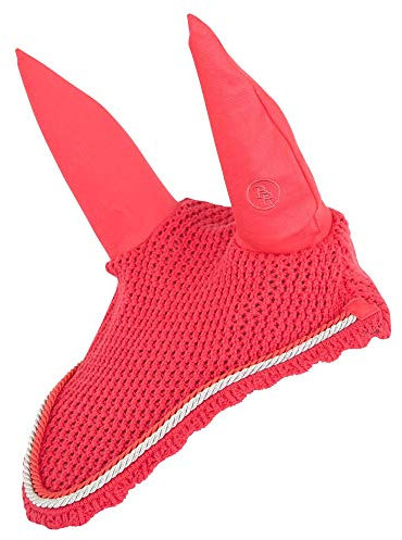 BR Fliegenohren/Fliegenhaube Event gehäkelte Baumwolle Zierkordel (Warmblut, Raspberry Pink)