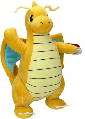 Pokemon Kuscheltier XXL Dragonite Dragoran 30 cm – Pokemon Plüschtier – Neue 2022 – Pokemon Plush - Offiziell Lizenziertes Pokemon Spielzeug