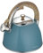 Klausberg WASSERKESSEL 3L MIT Pfeife KB-7499 Flötenkessel Wasserkocher Türkis