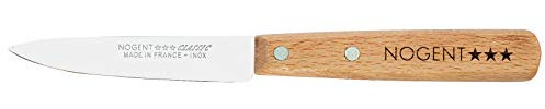 NOGENT*** COUTEAU D'OFFICE 9cm CLASSIC BOIS HÊTRE - LISSE