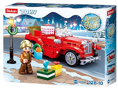 Sluban M38-B0889B Town-New Year Series Car, Mehrfarbig