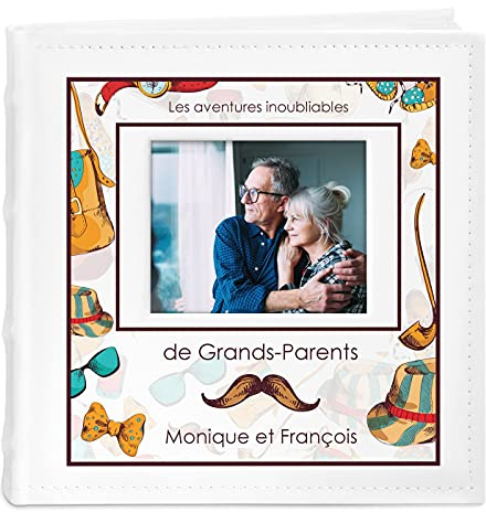 Maverton Album photo à pochettes, Album Photo à personnaliser avec une poche ouvrable sur la couverture, Cadeau pour chaque couple, Livre photo pour le mariage imprimé - expérience