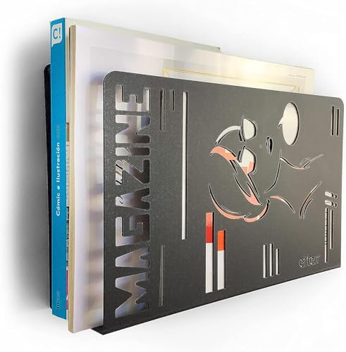 Etterr Design Zeitschriftenständer Wandregal Metall