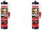 UniBond 1426052 No More Nails Original, Heavy-Duty Mounting Adhesive, Strong Glue for Wood, Ceramic, Metal & More, White Instant Grab Adhesive, 1 x 365g Cartridge (Pack of 2)