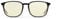 4 OWLS • Pro Gaming Brille BUFFRAME Kontraststeigernd Light Orange Blaulichtfilter UV Blaulicht Schutz Bildschirm Computer Performance Streamer Gamingbrille (Black)