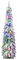 GYMAX 150 cm Albero di Natale Innevato, 150 Luci a LED con 11 Modalità, 11 Funzioni, Timer, 334 Rami in PVC, Folto e Realistico, Base Pieghevole in Metallo, Montaggio Facile