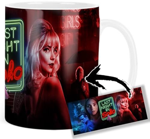 Last Night In Soho Anya Taylor Joy Thomasin Mckenzie Matt Smith Tasse Keramikbecher Mug