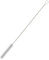 Fackelmann 54896 Goupillon de Nettoyage pour Paille, Brosse Fine et Longue Nettoyage, Brosse Paille, Nettoyage Paille, Acier Inoxydable, Plastique, 24 cm