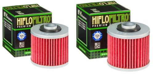 DB PARTS Set di 2 filtri olio compatibili con Yamaha 650 XVS DragStar (4VR/4XR) 1997 1998