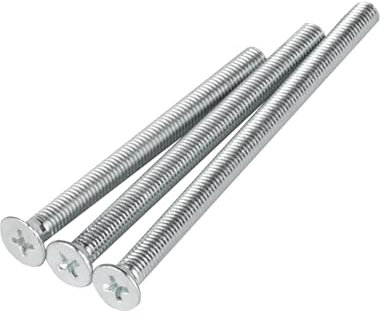 Confezione da 30 viti a testa svasata M5, viti a testa svasata, viti a testa piatta, viti a testa svasata, viti Phillips, viti completamente filettate per attrezzature meccaniche, DIN 965
