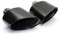 1 Paar Auspuffblende kompatibel for Audi A4 A5 A6 A7 bis RS4 RS5 RS6 RS7 Schalldämpferblende Endrohr Edelstahl Auspuffrohr(BLACK A)