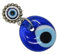 N56-3cm Lucky Evil Eye Nazar Boncuk Turkish/Greek Glass Amulet Fridge Magnet by Jeannieparnell