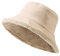 YAMEE Fischerhut Damen Reversible Warme Lässiger,Bucket Hat Damen Elegant in Weicher Veloursleder,Anglerhut Damen Winter Flauschige Plüsch,Unisex Wintermütze,für Outdoor Wandern Reisen