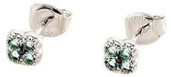 Boucles d'oreilles Agatha Beloved trèfles turquoises