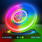 Anzmtosn LED-Flying-Disc-Spielzeug für Kinder und Erwachsene, 7 Modi, leuchtet im Dunkeln, Fliegende-Ring, beleuchtetes, Strand-Spielzeug-Geschenk für den Außenbereich, Park, Garten, Camping