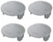 4Pcs Replacement Spool Line Cover Compatible with Bosch UniversalGrassCut 18, Universal GrassCut 18v-26, and Universal GrassCut 18v-260 Models
