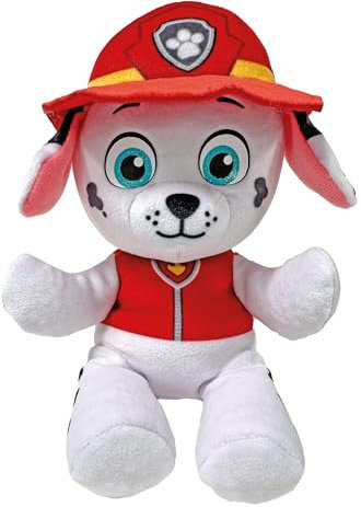 TY Marshall Paw Patrol Weiches Plüschtier für Kinder, Kuschelteddy, Sammlerstück Stofftier, Beanie Babies Serie, Regular