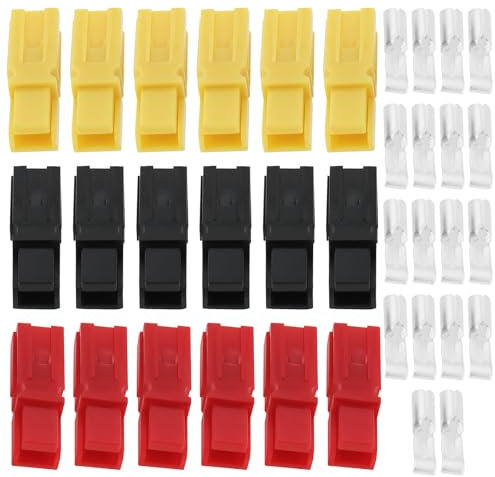 Be In Your Mind 18pcs 30Amp Battery Connectors Lithium Battery Replacement Compatible with Anderson Plug Compatible with PowaKaddy N Play Adaptor
