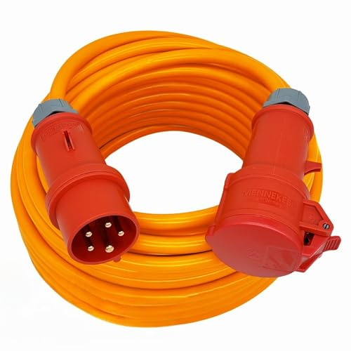 CEE Starkstromkabel 32A H07BQ-F 5x4mm² MENNEKES Stecker/Kupplung 50m