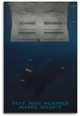 LPOHJD Hit Me Hard And Soft Druck Wandkunst Poster Leinwand Poster Kunstwerk Geschenke Raumästhetik Ungerahmter Stil 30 x 45 cm (12 x 18 Zoll)