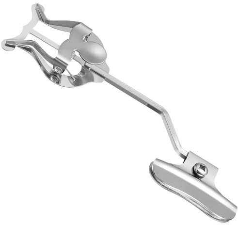 RUNROTOO Trompeten und Posaunen Marschnotenhalter aus Beschichtetem Metall Kompakter Notenclip für Lyra und Leier Passgenau für Marschleier und Orchesterzubehör