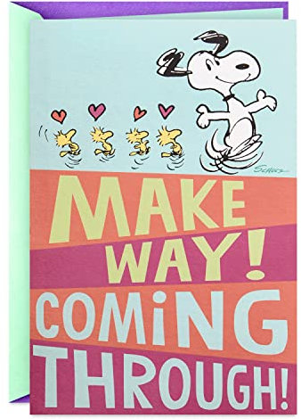Hallmark Pop-Up Peanuts Muttertagskarte oder Geburtstagskarte für Mama (Snoopy, Hugs and Kisses for You)