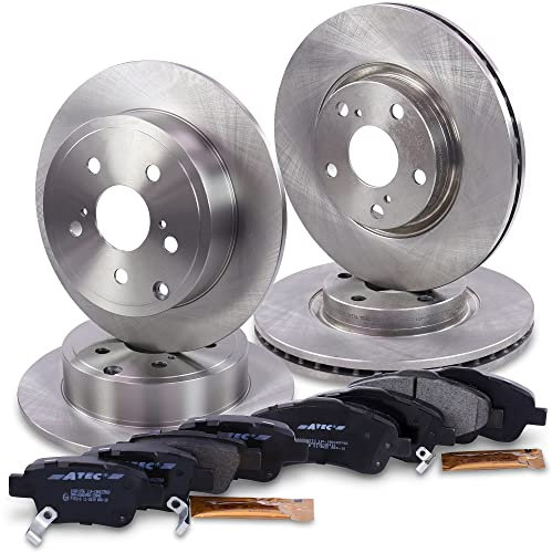 BESTPRICE Bremsenset inkl. Bremsscheiben vorne Ø 295 mm + hinten Ø 290 mm + Bremsbeläge vorne und hinten, Kompatibel mit TOYOTA COROLLA Verso (ZER_, ZZE12_, R1_)
