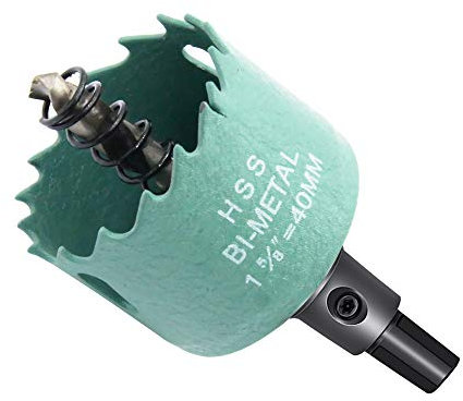 Lochsäge 40 mm,LAIWEI Bohrer zum Bohren in Holz, Dünnblech, Alu-Profilen, PVC, etc. Scharfes und langlebiges Bohrwerkzeug