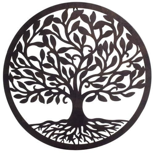 Signes Grimalt By Sigris - Decoración de Pared | Arbol de la Vida Pared - 50 cm x 1 cm x 50 cm, Metal