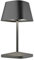 sompex Villeroy & Boch Tischleuchte Neapel 2.0 LED, Dimmbar, Akku & Ladestation, Anthrazit