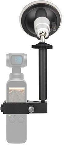 Camera Suction Mount, Car Bracket Suction Cup Fixed Stand Expansion Kit Accessory for OSMO 2 Camera, with 1/4 & 3/8 Interface