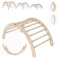 MAMOI® Kletterbogen, Kletterdreieck, Baby Klettern, Klettergerüst aus Holz, Holzbogen für Kinder, Spielplatz, Klettergerüst Indoor